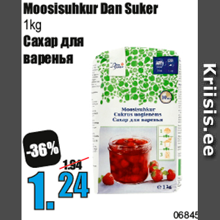 Allahindlus - Moosisuhkur Dan Suker 1kg