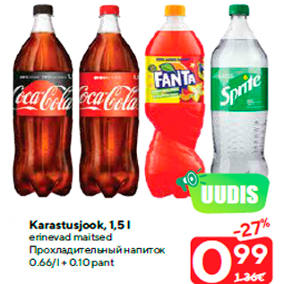 Allahindlus - Karastusjook, 1,5 l