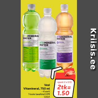 Allahindlus - Vesi Vitamineral, 750 ml