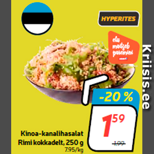 Allahindlus - Kinoa-kanalihasalat Rimi kokkadelt, 250 g