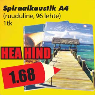 Allahindlus - Spiraalkaustik A4