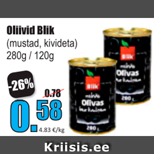 Allahindlus - Oliivid Blik