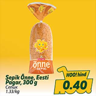 Allahindlus - Sepik Õnne, Eesti Pagar, 300g