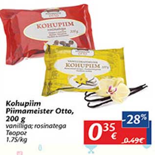 Allahindlus - Kohupiim Piimameister Otto, 200 g