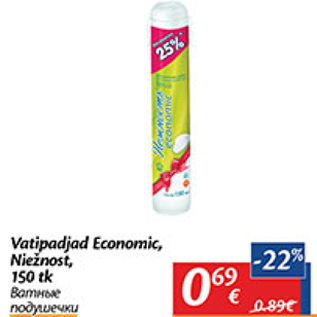 Allahindlus - Vatipadjad Economic, Nieznost, 150 tk