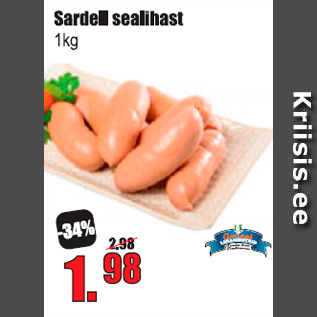 Allahindlus - Sardell sealihast 1 kg