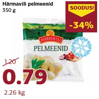 Allahindlus - Härmavili pelmeenid 350 g