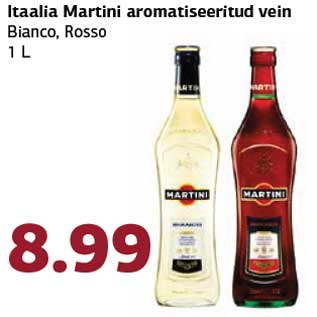 Allahindlus - Itaalia Martini aromatiseeritud vein