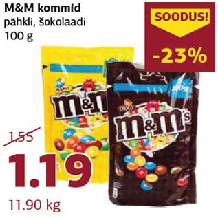 Allahindlus - M&M kommid