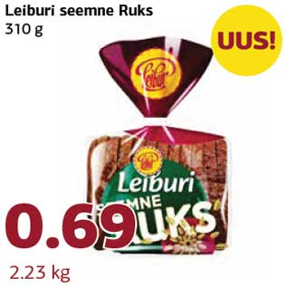 Allahindlus - Leiburi seemne Ruks 310 g