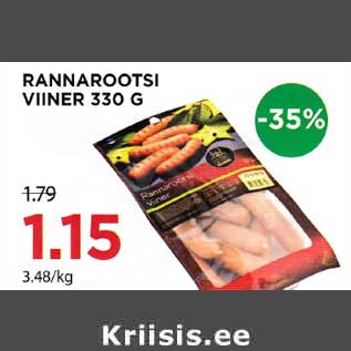 Allahindlus - RANNAROOTSI VIINER 330 G