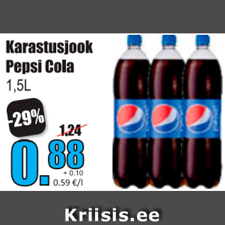 Allahindlus - Karastusjook Pepsi Cola 1,5L