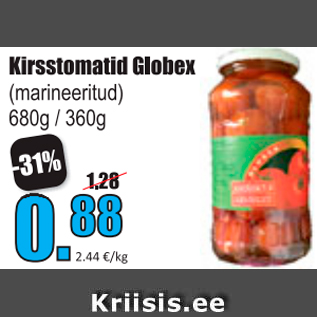 Allahindlus - Kirsstomatid Globex