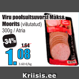 Allahindlus - Viru poolsuitsuvorst Maks&Moorits