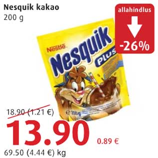 Allahindlus - Nesquik kakao