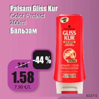 Allahindlus - Palsam Gliss Kur Color Protect 200ml