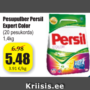 Allahindlus - Pesupulber Persil Expert Color