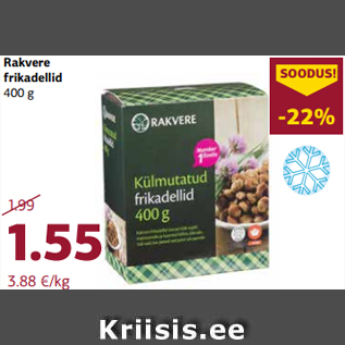 Allahindlus - Rakvere frikadellid 400 g