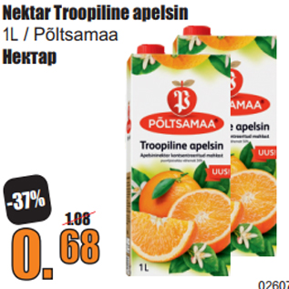 Allahindlus - Nektar Troopiline apelsin 1L / Põltsamaa