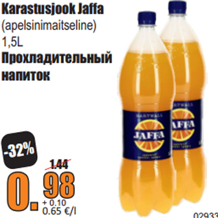 Allahindlus - Karastusjook Jaffa (apelsinimaitseline) 1,5L