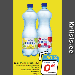 Allahindlus - Jook Vichy Fresh, 1,5 l