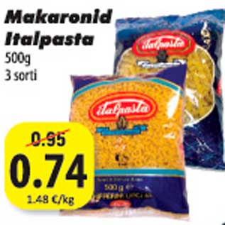 Allahindlus - Makaronid Italpasta 500g