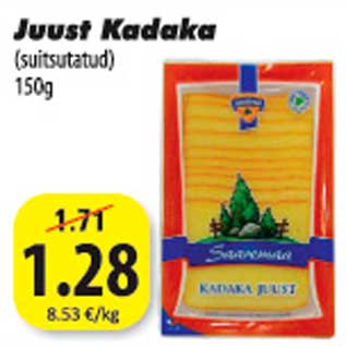 Allahindlus - Juust Kadaka (suitsutatud) 150 g