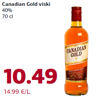 Allahindlus - Canadian Gold viski