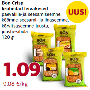 Allahindlus - Bon Crisp krõbedad leivakesed