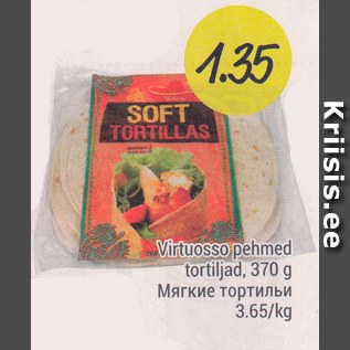 Allahindlus - Virtuosso pehmed tortiljad, 370 g