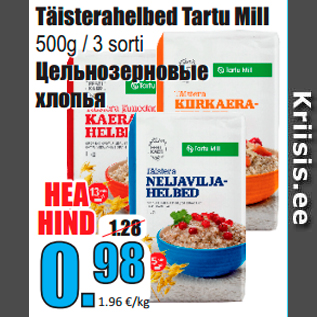 Allahindlus - Täisterahelbed Tartu Mill