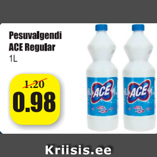 Allahindlus - Pesuvalgendi AXE Regular 1 l