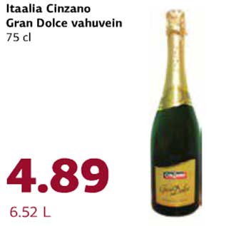 Allahindlus - Itaalia Cinzano Gran Dolce vahuvein 75 cl