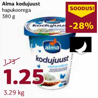 Allahindlus - Alma kodujust hapukoorega 380 g