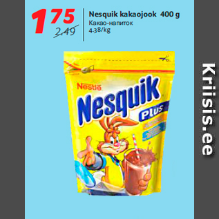 Allahindlus - Nesquik kakaojook 400 g