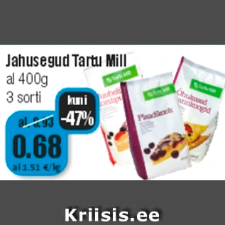 Allahindlus - Jahusegud Tartu ,Mill