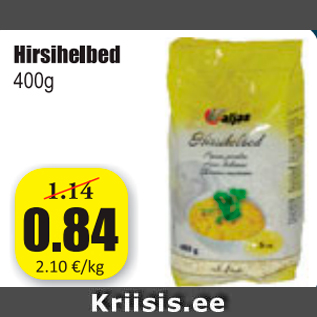 Allahindlus - Hirsihelbed 400 g