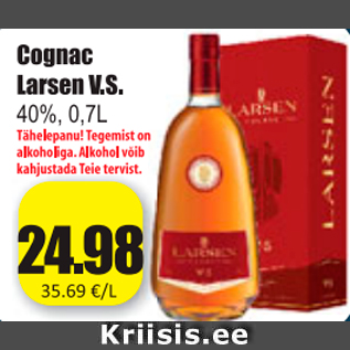 Allahindlus - Cognac Larsen V.S.