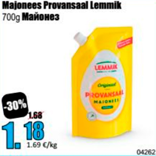 Allahindlus - Majonees Provansaal Lemmik 700 g