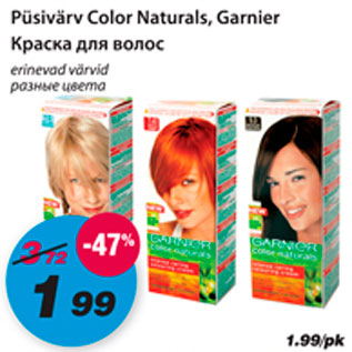 Allahindlus - Püsivärv Color Naturals Garnier