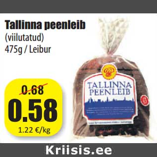 Allahindlus - Tallinna peenleib