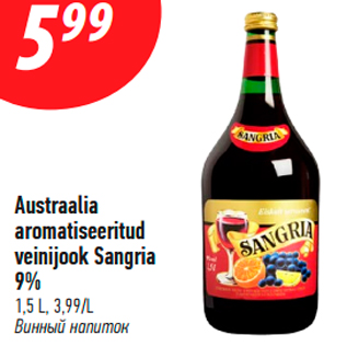 Allahindlus - Austraalia aromatiseeritud veinijook Sangria