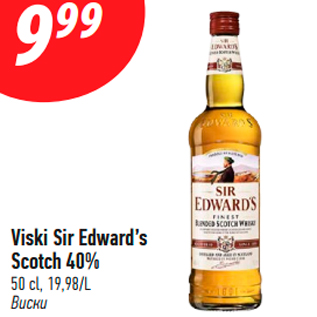 Allahindlus - Viski Sir Edward’s Scotch 40%