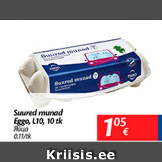 Allahindlus - Suured munad Egga, L10, 10 tk