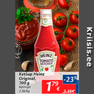 Allahindlus - Ketšup Heinz Original, 700 g