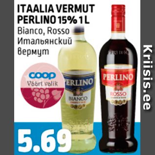 Allahindlus - ITAALIA VERMUT PERLINO