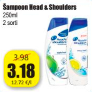 Allahindlus - Šampoon Head & Shoulders