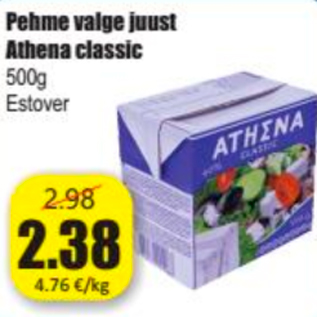 Allahindlus - Pehme valge juust Athena classic