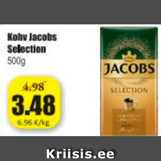 Allahindlus - Kohv Jacobs Selection 500 g