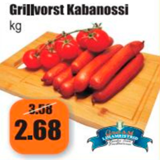 Allahindlus - Grillvorst Kabanossi kg